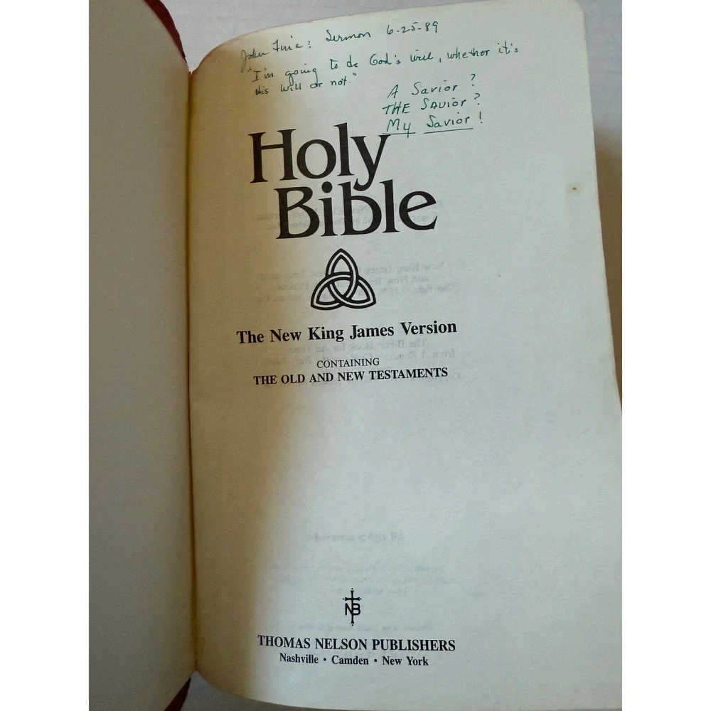 N/A holy bible