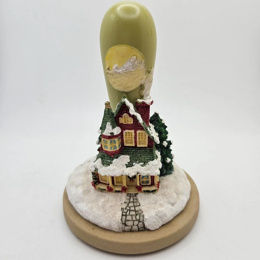 Brown Bag Cookie Art 1999 Christmas House Cookie Press‎ Stamp Mold Holiday Decor