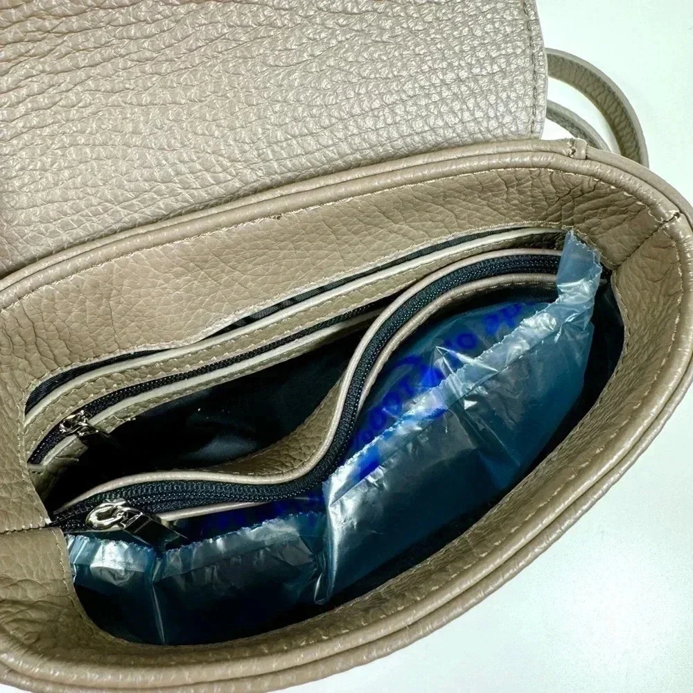 NWT Italy 100% Premium Leather Handbag Limited Small Crossbody Purse