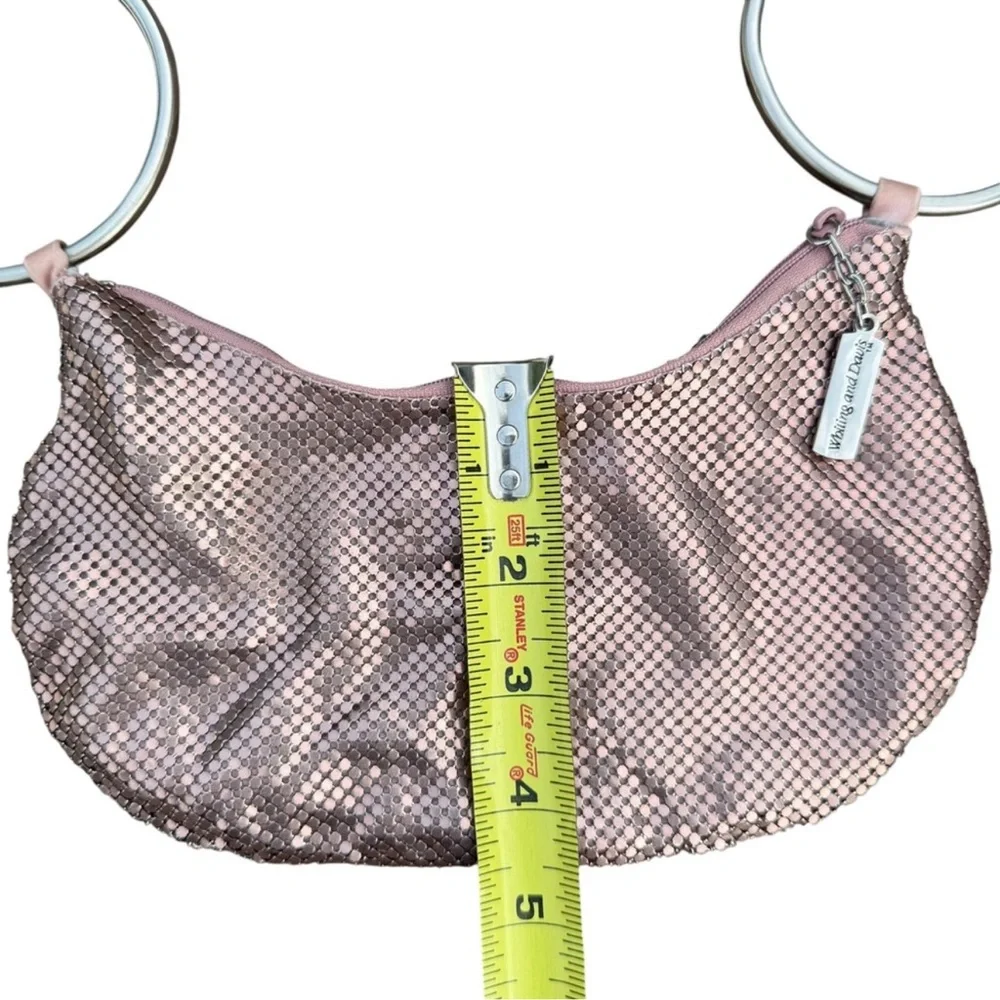 Whiting & Davis RARE Dusty Pink Mesh