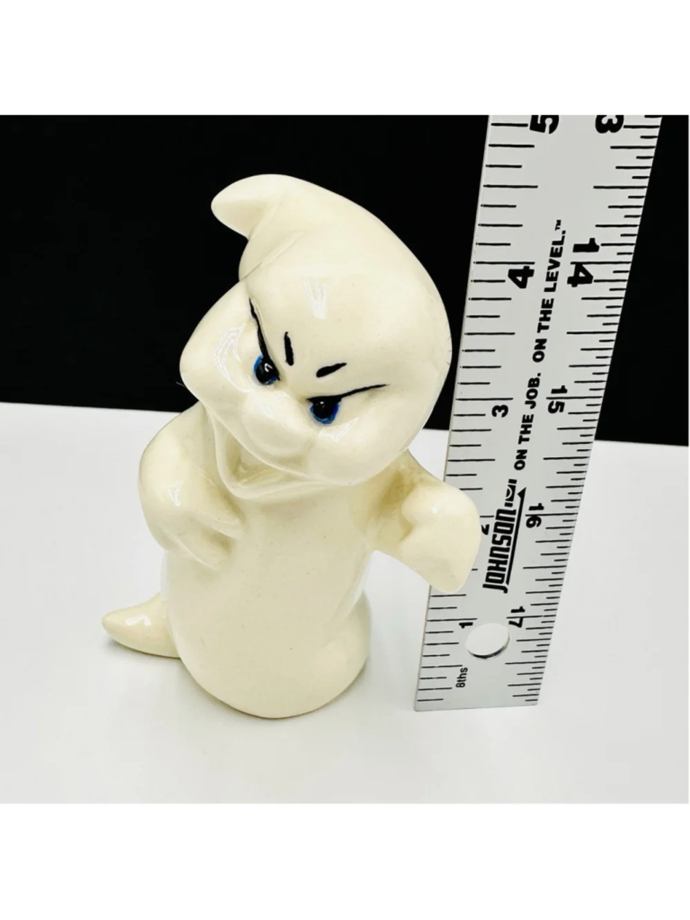 Vintage Halloween Ghost Byron Mold Irredescent White 1970's 4.5