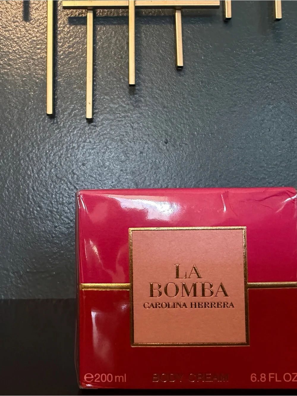 Carolina Herrera La Bomba Cosmetic Box in Bright Pink and Coral Accents