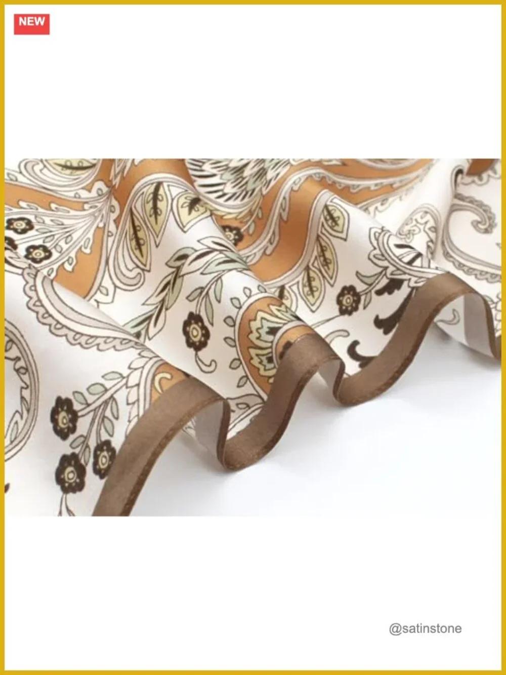 100% Mulberry Silk Scarf 35