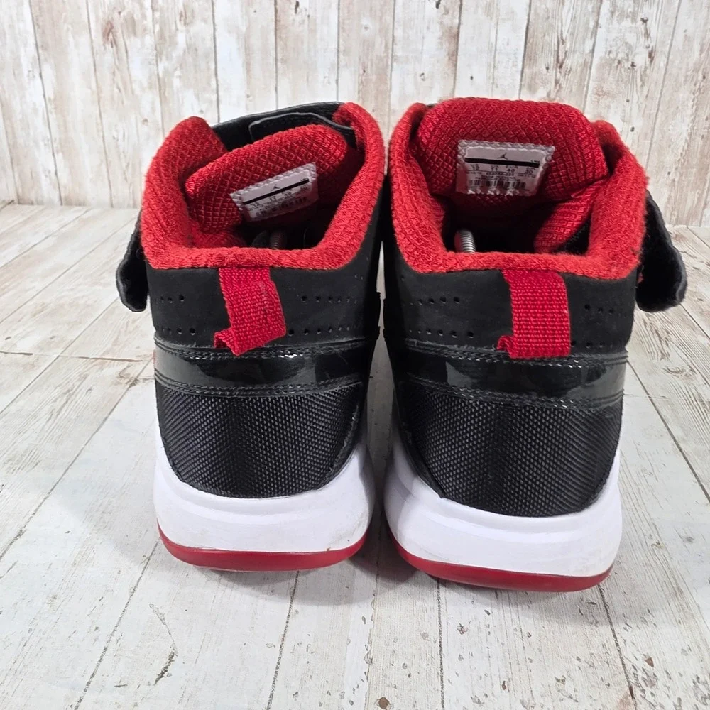 Jordan BMo Mens‎ Black Gym Red White Basketball Shoes 454043-004 Size 12