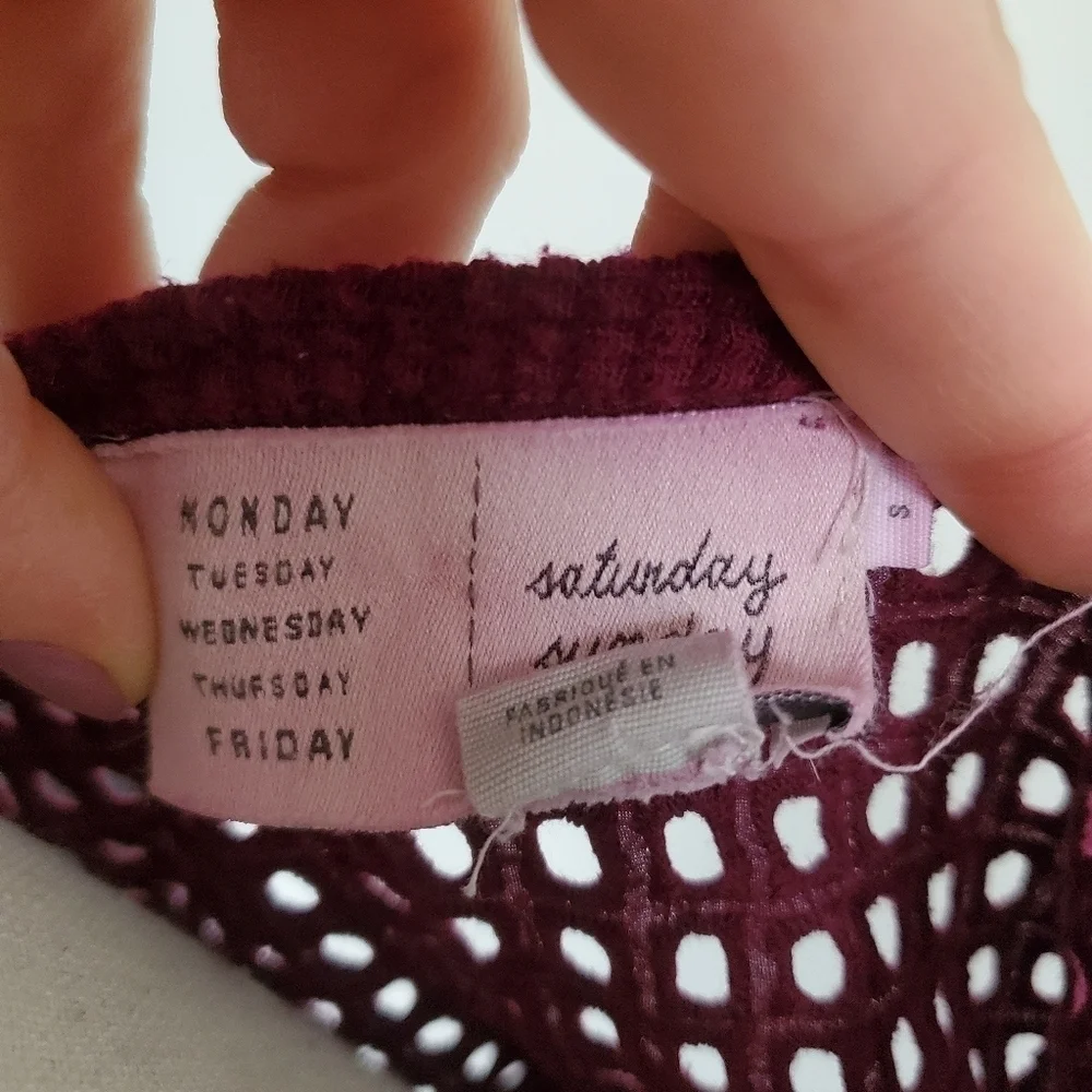 Anthropologie saturday sunday