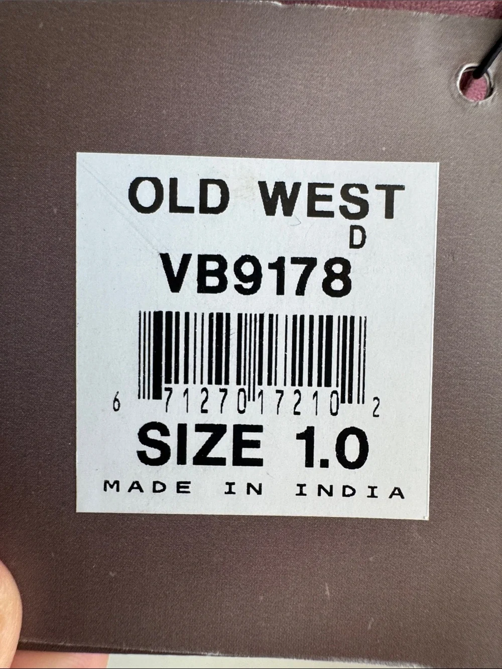 Old West girls pink