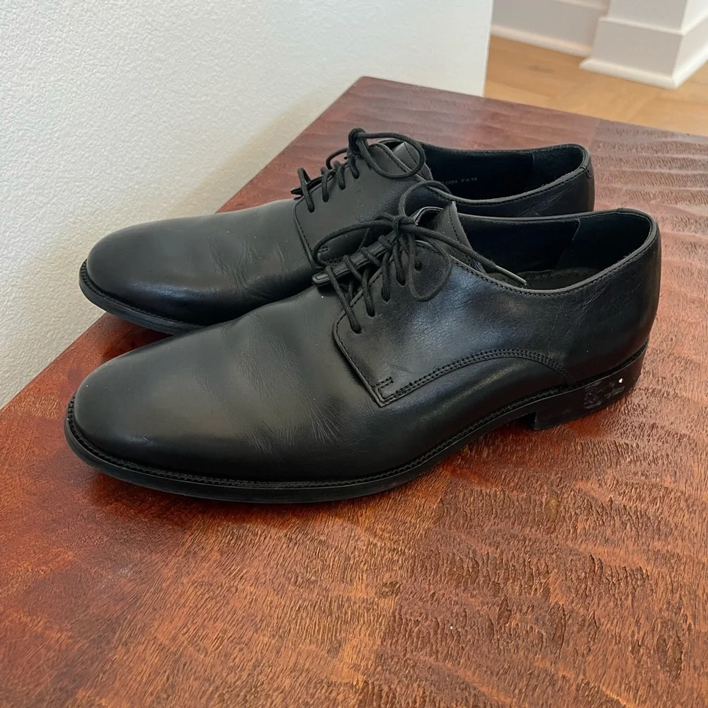 Cole Haan Hawthorn Black Lace Up Oxford Dress Office Special Event Shoes Sz 10.5