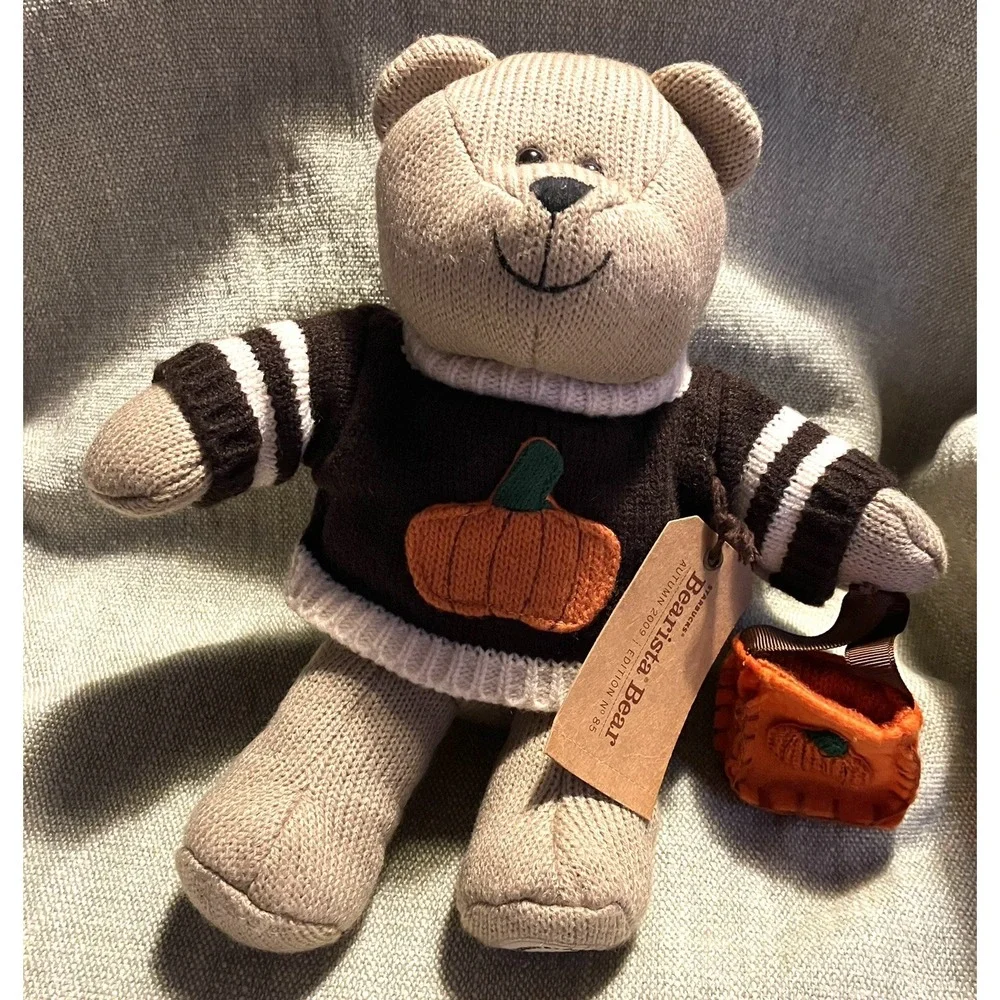 Starbucks Coffee BEARISTA BEAR Fall THANKSGIVING 85th Edition 2009 Plush W/  Tag
