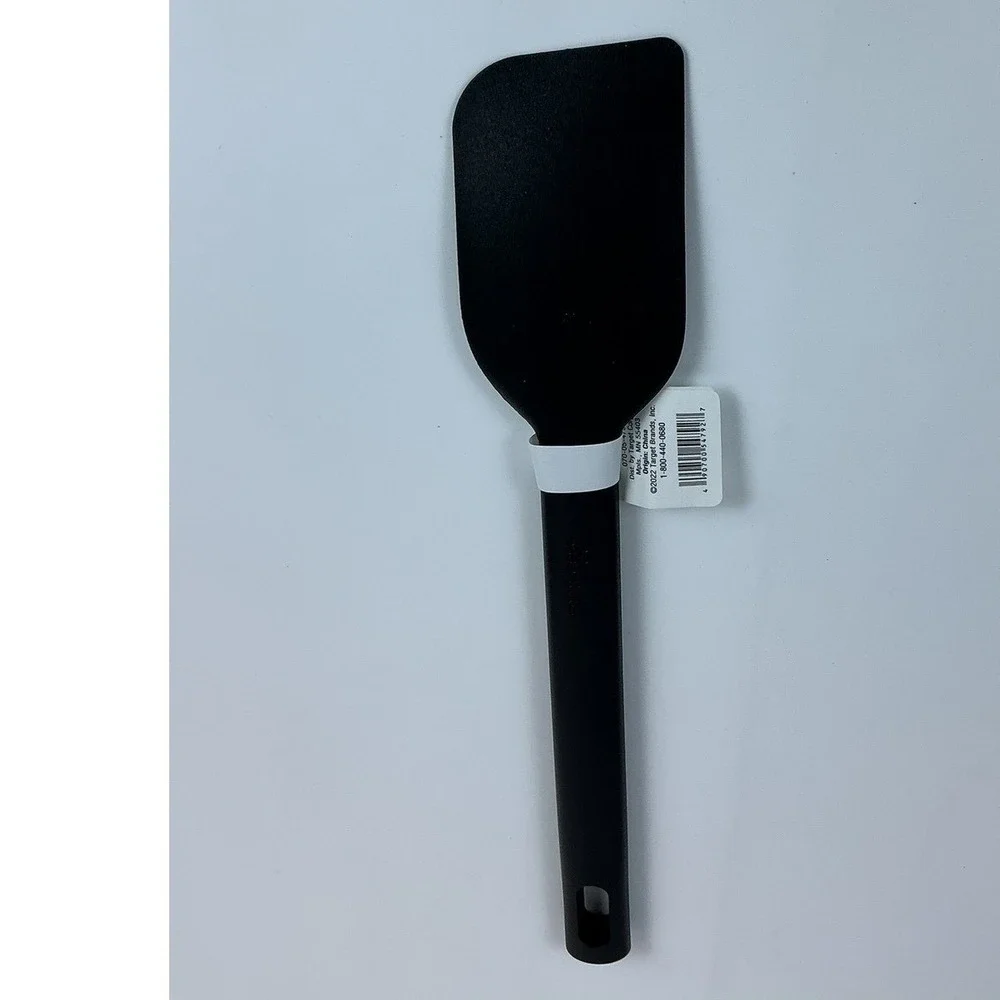 2 PACK Room Essentials Silicone Spatula Black Kitchen Utensil‎ Cooking Baking