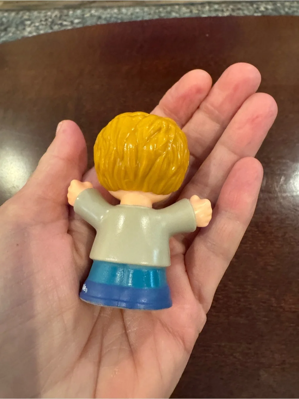 Little People Blond boy with Fishing shirt 2016