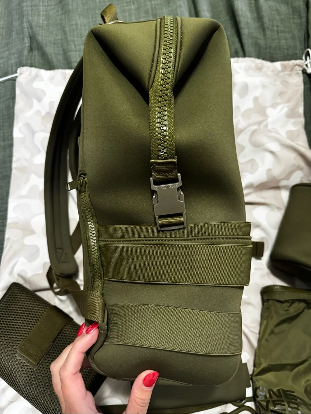 Dagne Dover structured olive