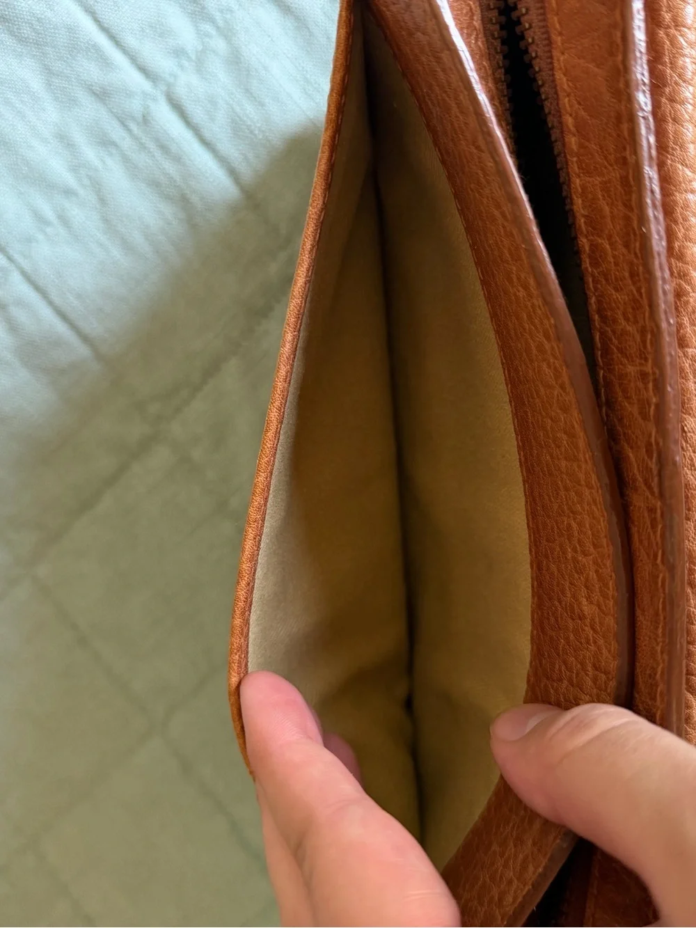 Ralph Lauren Leather Clutch