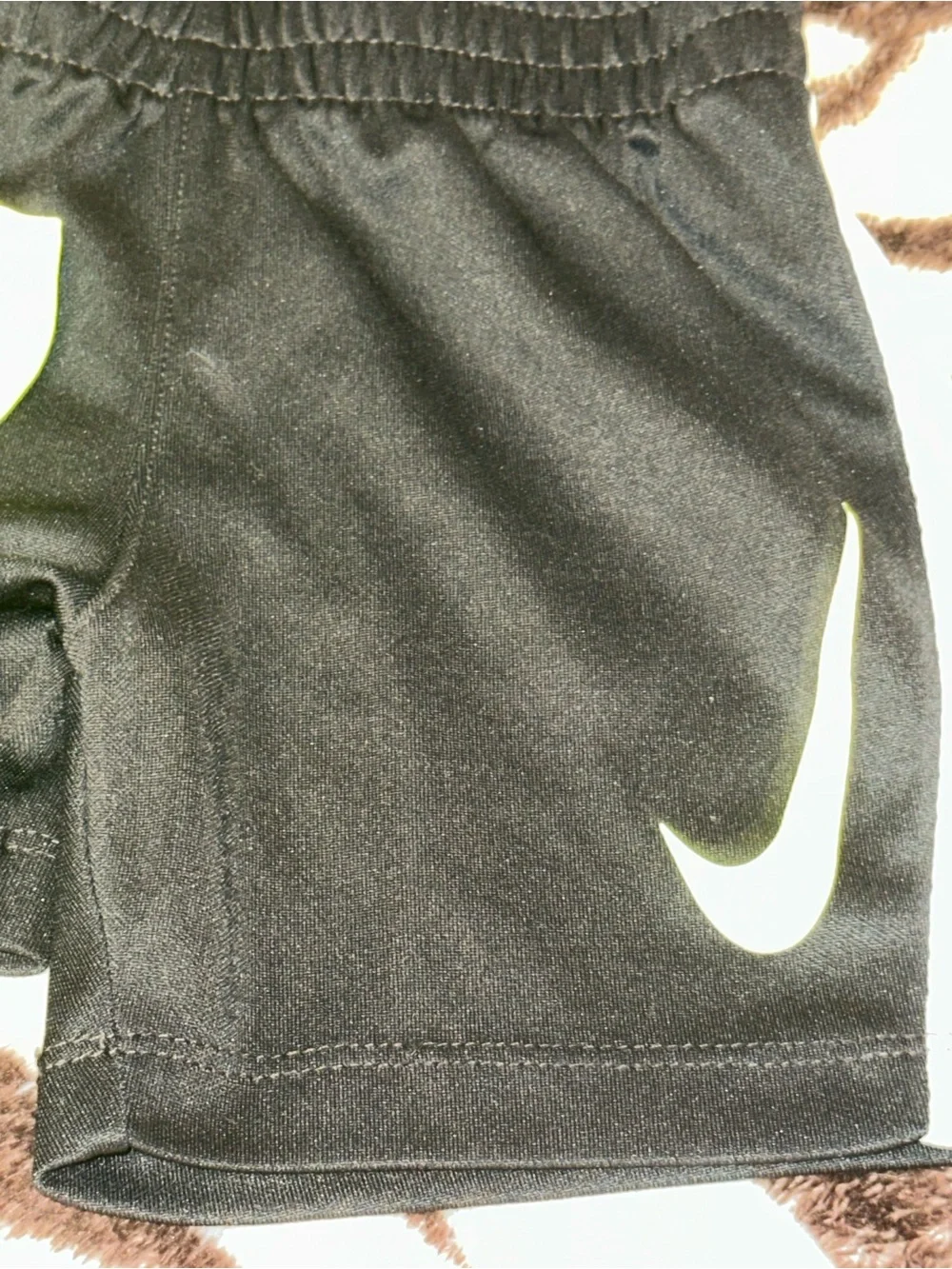 Nike Neon Yellow & Black Baby Athletic Set