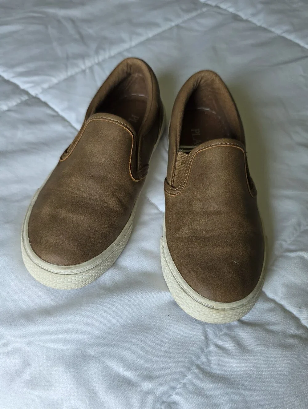 The Children's Place Brown Slip-On Kids Loafers