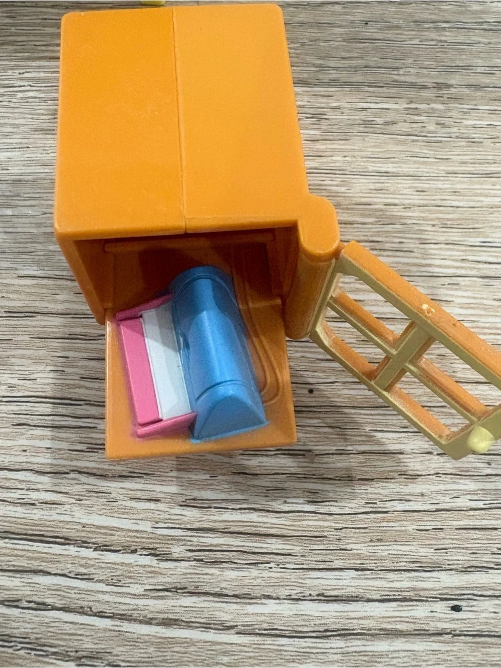 2006 Fisher Price Loving Family Home Office Computer Desk Chair Dollhouse Set