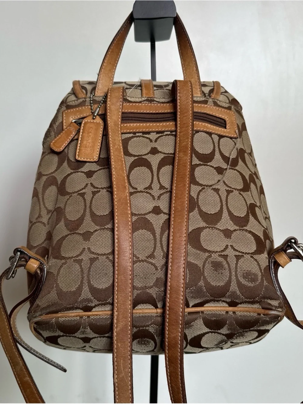 Coach backpack signature