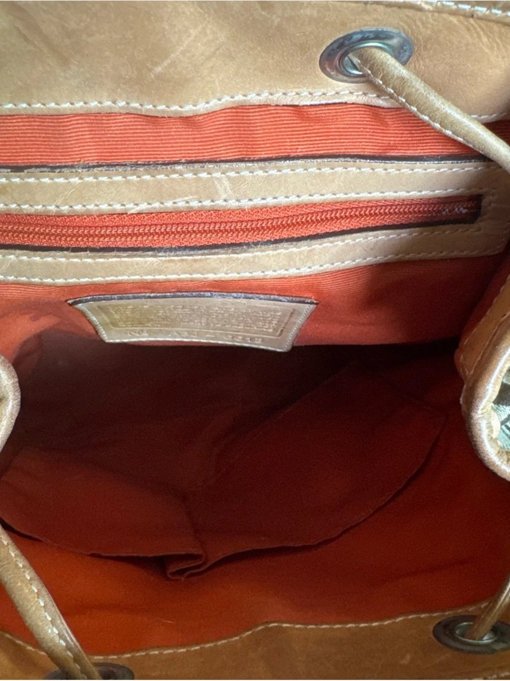 Coach backpack signature
