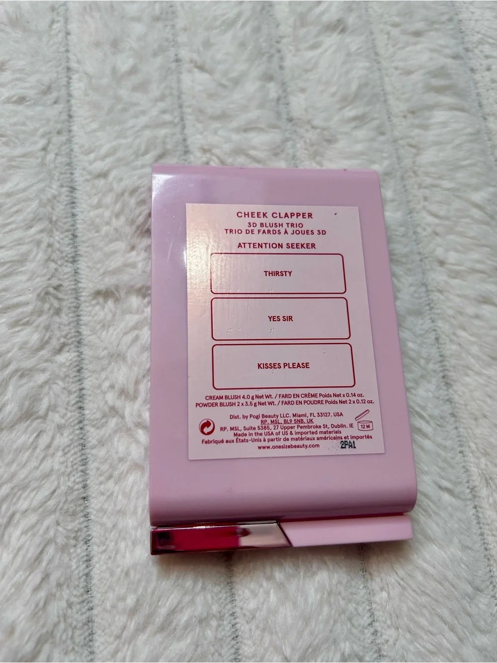 ONE/SIZE three pink