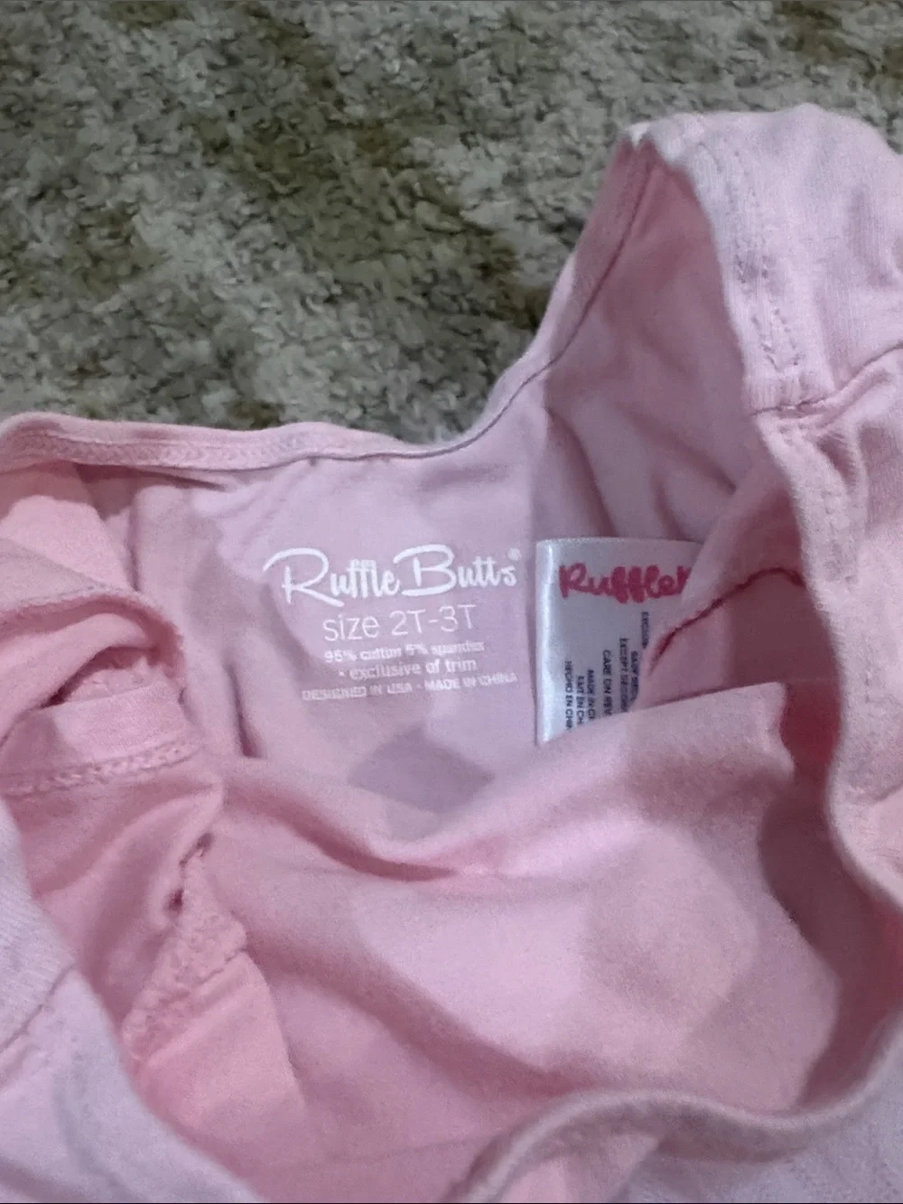 Ruffle Butts pretty pink