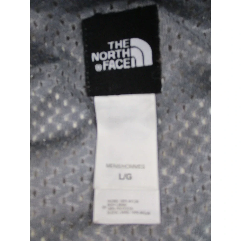 The North Face Jacket Mens L Red Grey HyVent Hooded Waterproof Colorblock Shell