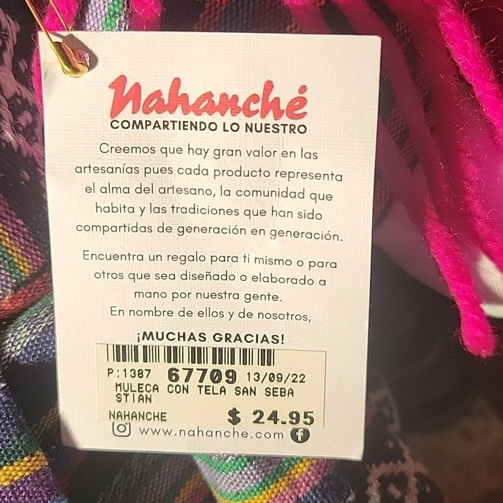 nahanche handmade doll