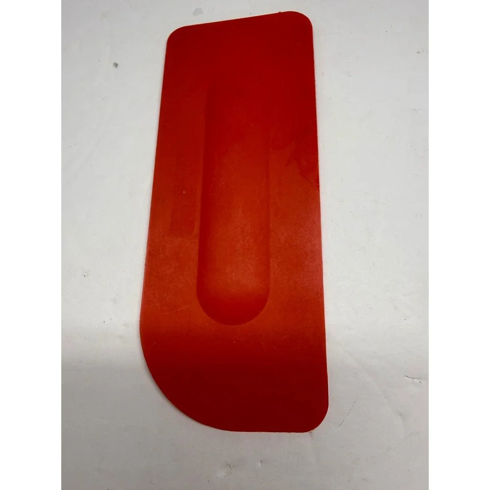 Tupperware Spreader Spatula Red Plastic Kitchen Tool Bowl Scraper Vintage Style