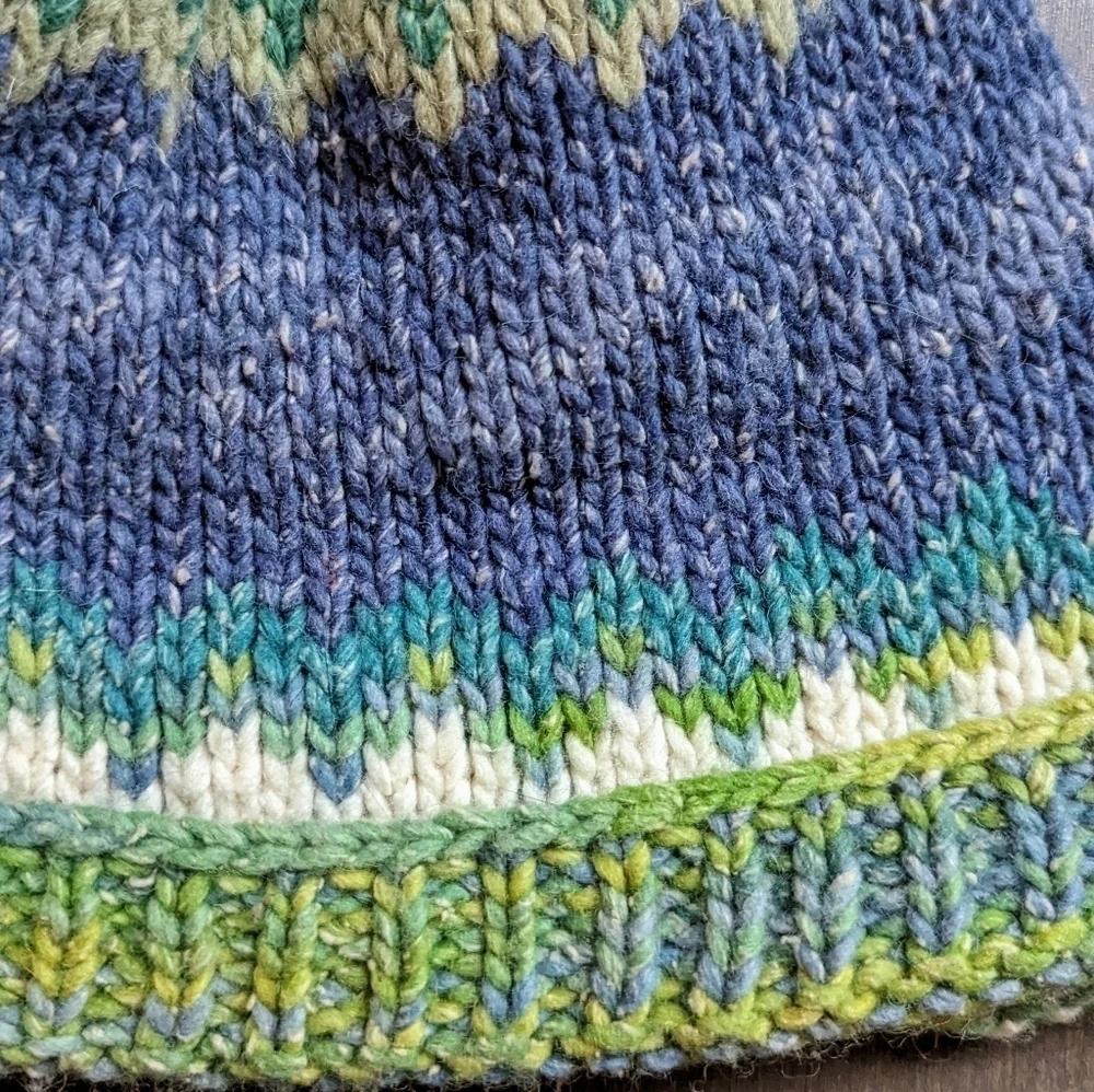 N/A wool blue