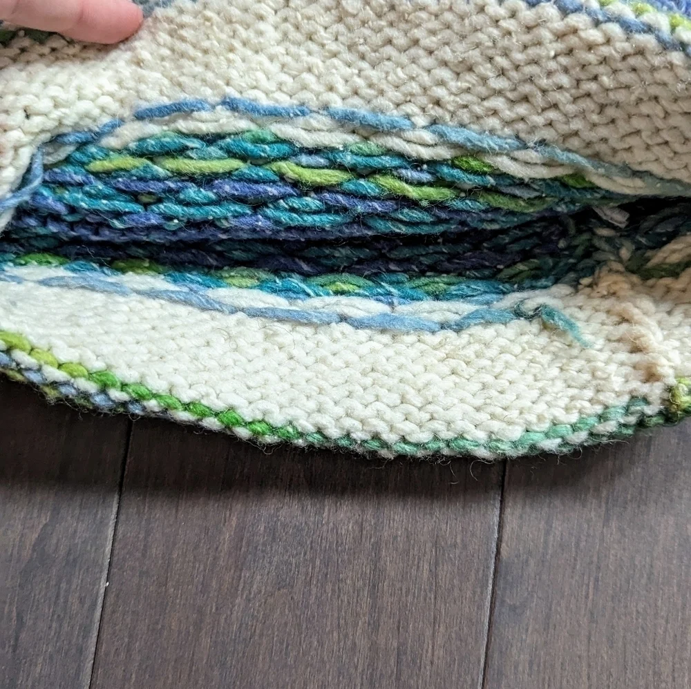 N/A wool blue