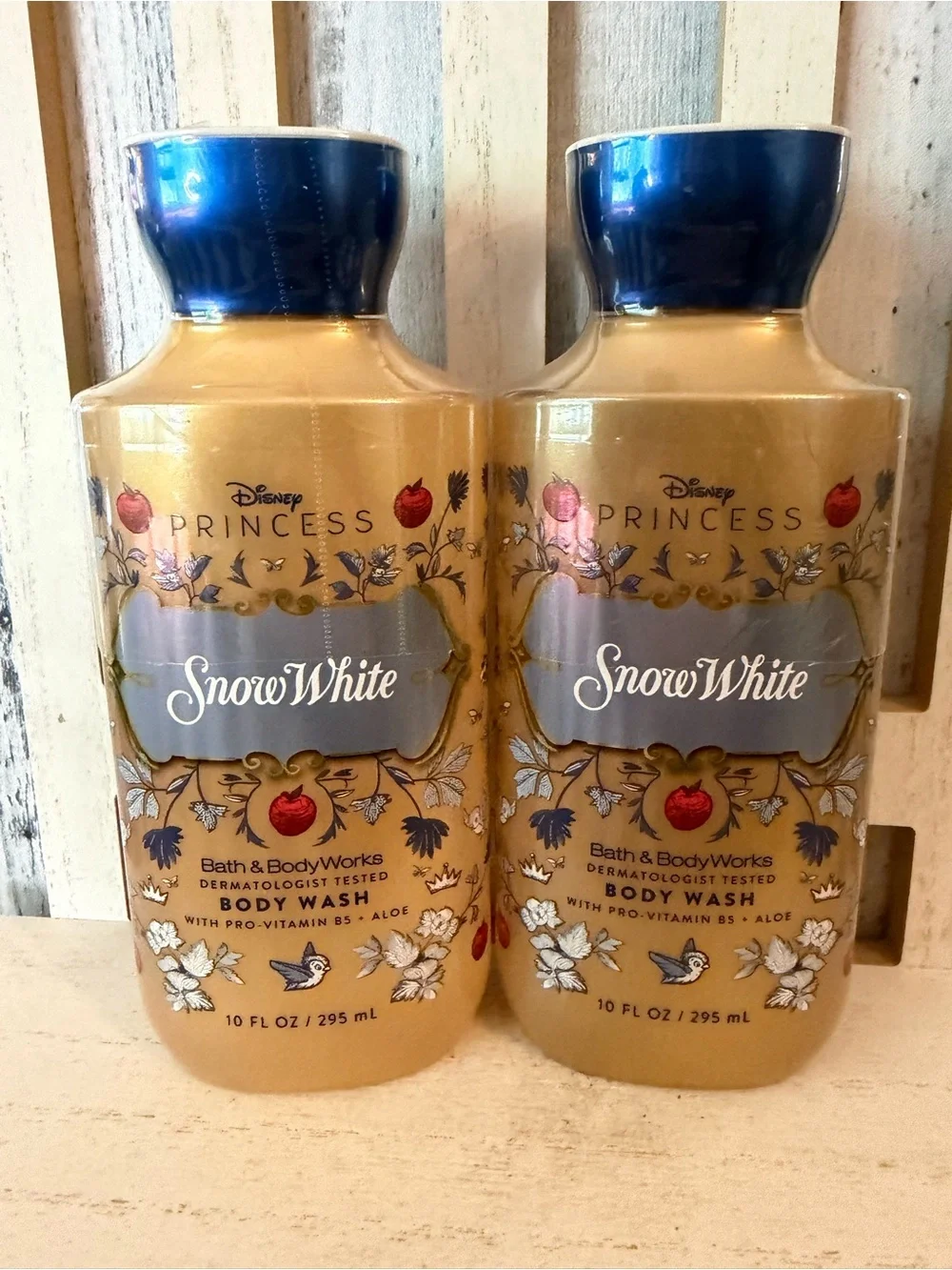 Bath & Body Works DISNEY PRINCESS SNOW WHITE Body Wash Shower Gel 10oz Set X2