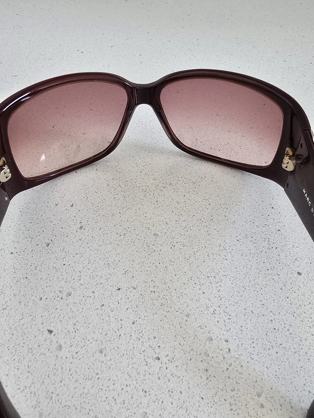 Marc By Marc Jacobs Vintage Women's Red Gradient Pink Lens Sunglasses