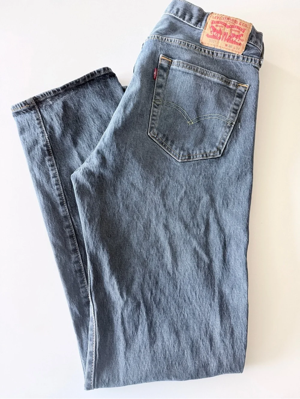 Levi's Men's Blue Denim Jeans 501