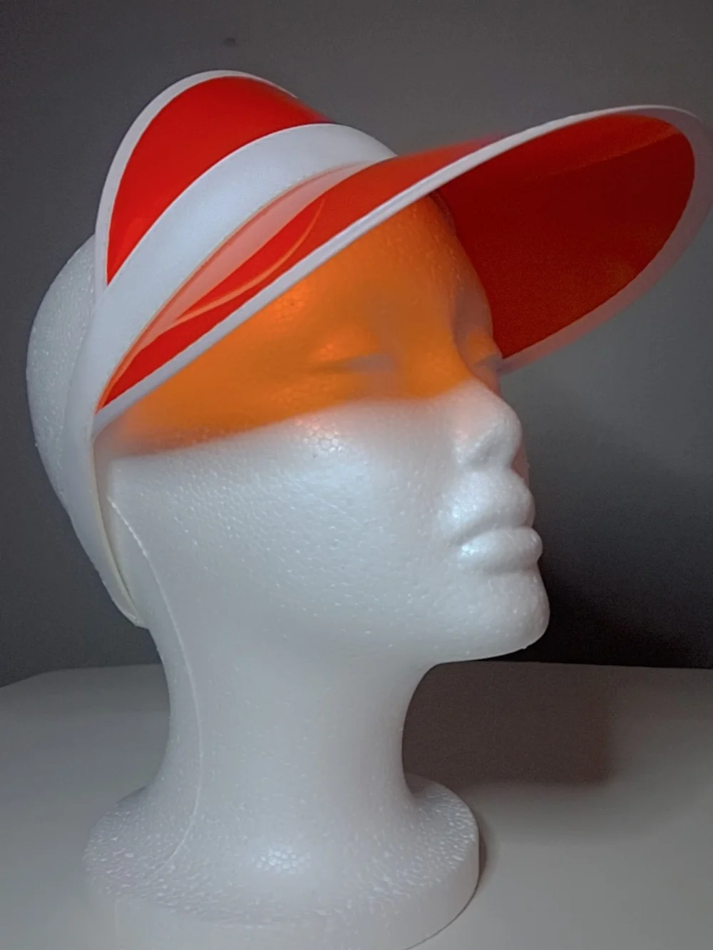 Women’s Pink Transparent Visor Sun Hat