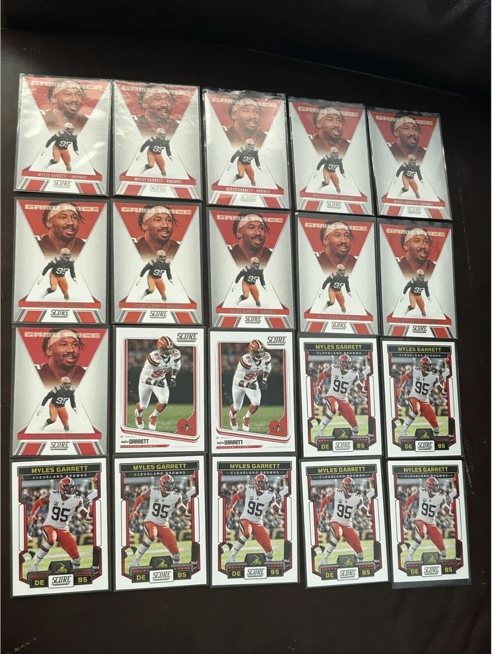 32 CARD MYLES GARRETT PANINI COLLECTION NM SCORE SACK ATTACK/CAPTAINS/GAME FACE+