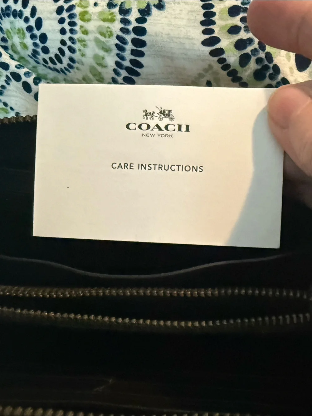 Coach Orange Perforated Zip Wallet