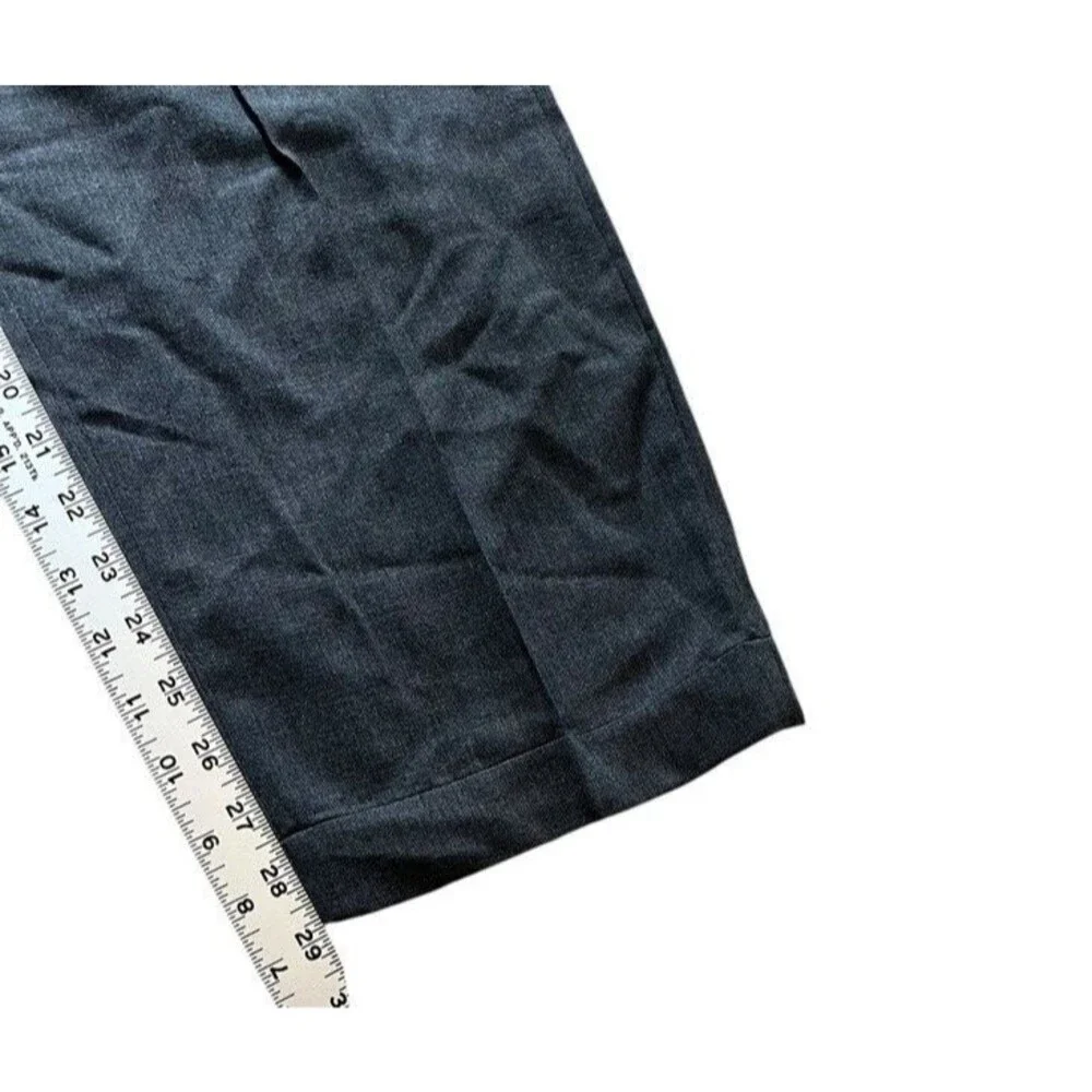 Vintage Banana Republic Pants Mens SZ 36 Smithfield Wool Pleated Cuffed Trousers