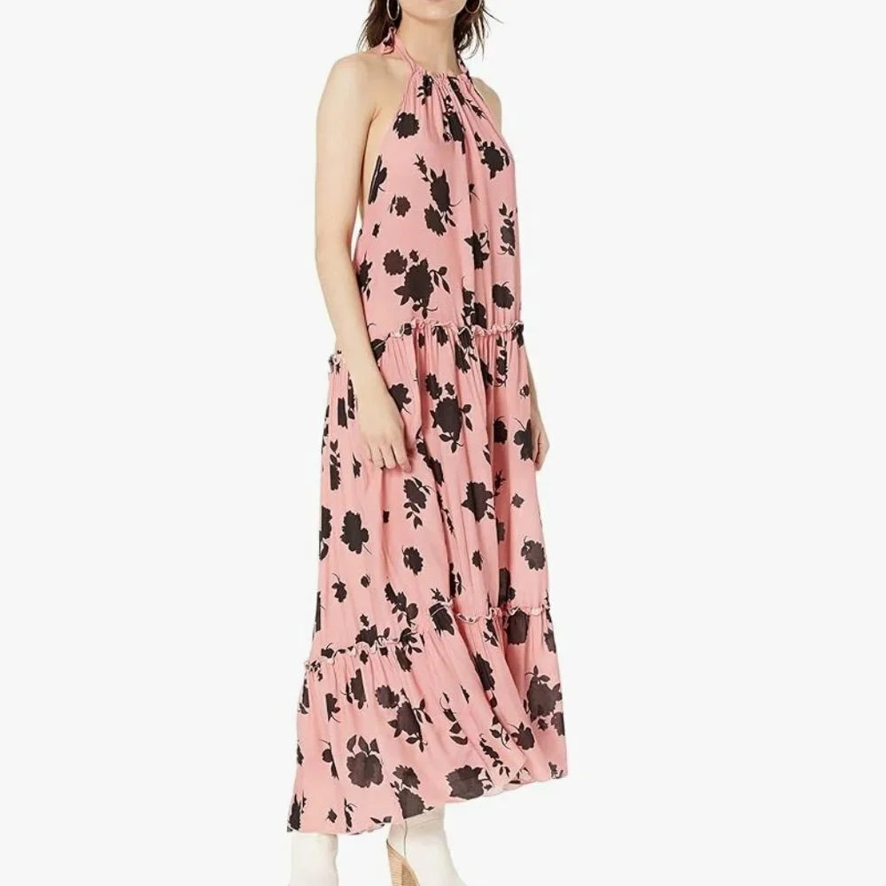 Kate Spade New York Bicolor High Neck Halter Cover-Up Dress Size XL NWT