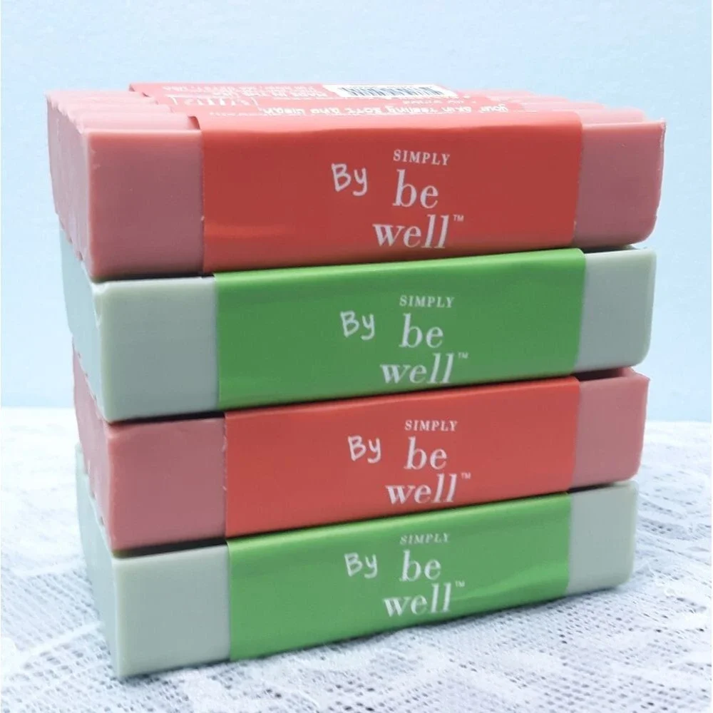 6 Goat Milk Bar Soap Clean Caprine Simply Be Well Jabara Fruit Papaya red green