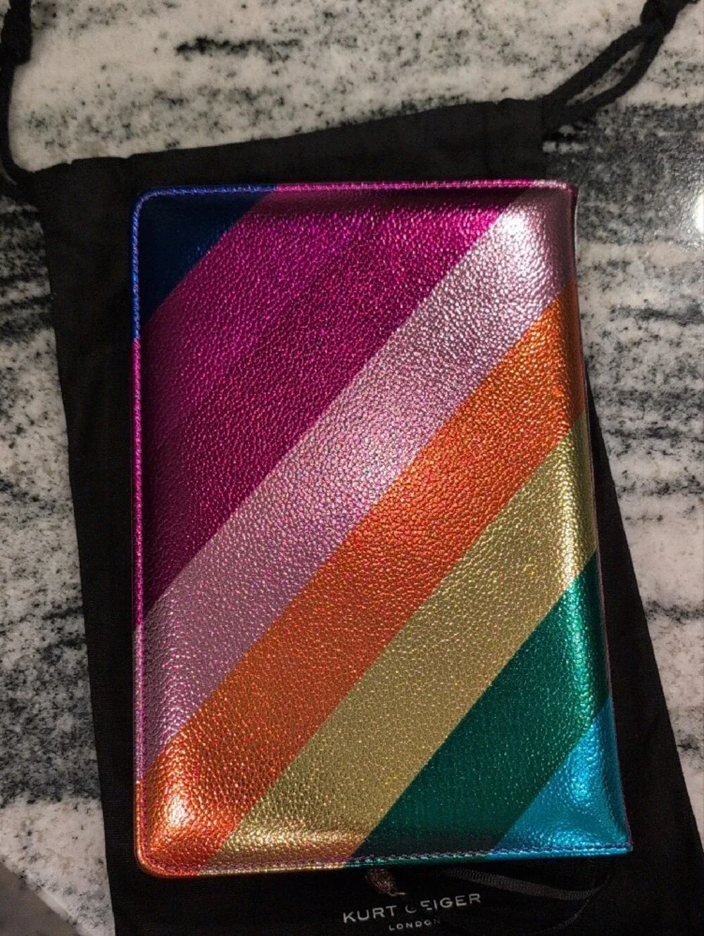 Kurt Geiger vibrant metallic