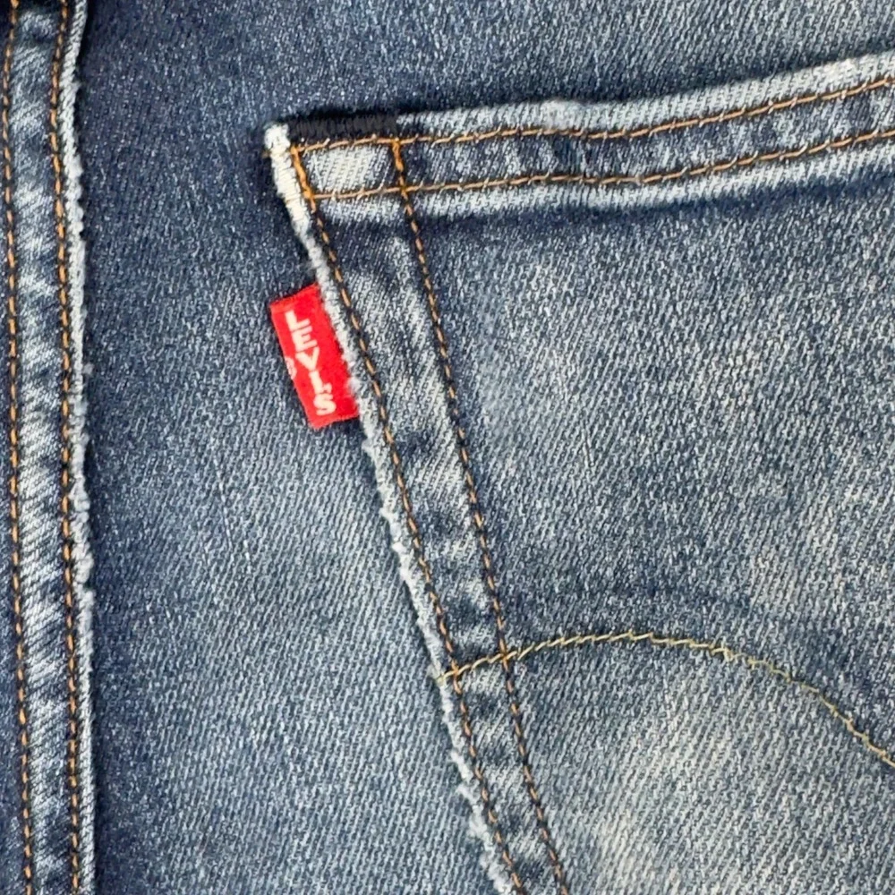 Levi's Premium 512 Slim Taper Mens Jeans 31x32 Big E Stretch Blue 28833-0654