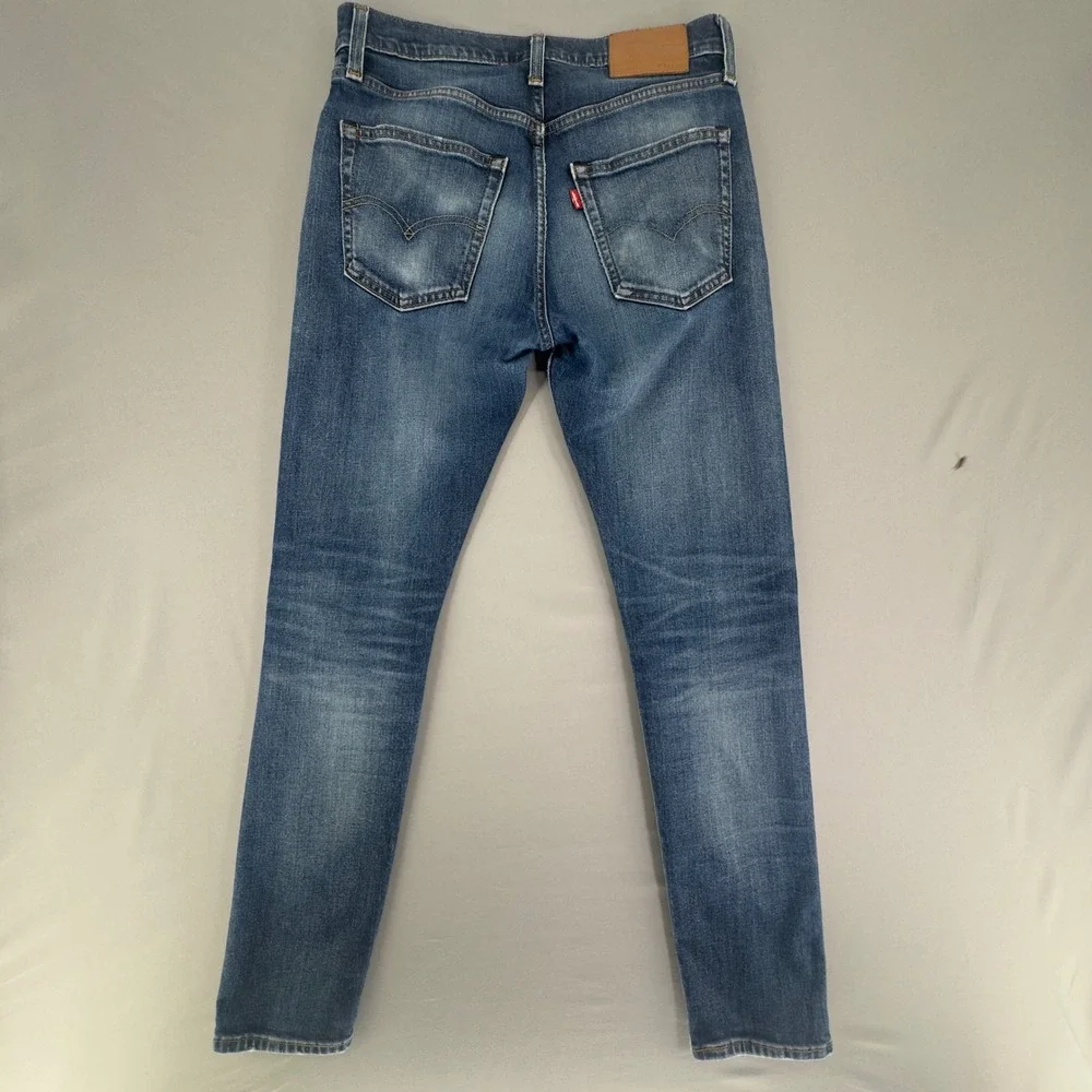 Levi's Premium 512 Slim Taper Mens Jeans 31x32 Big E Stretch Blue 28833-0654