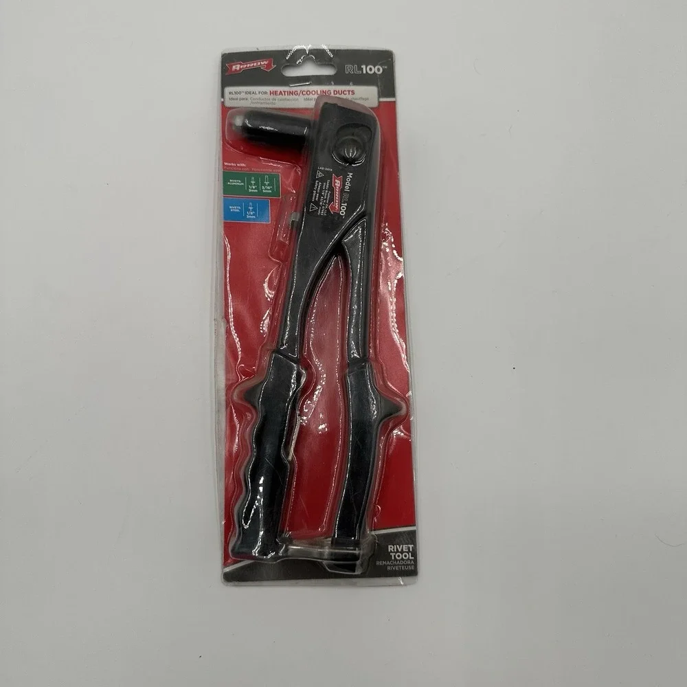 New Sealed Arrow Rivet Tool Model RL100 Aluminum/Steel Rivets