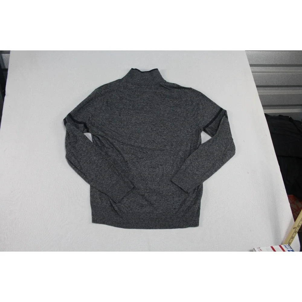 Banana Republic Men gray Sweater Pull On Eco Long Sleeve Mock Neck Size Small