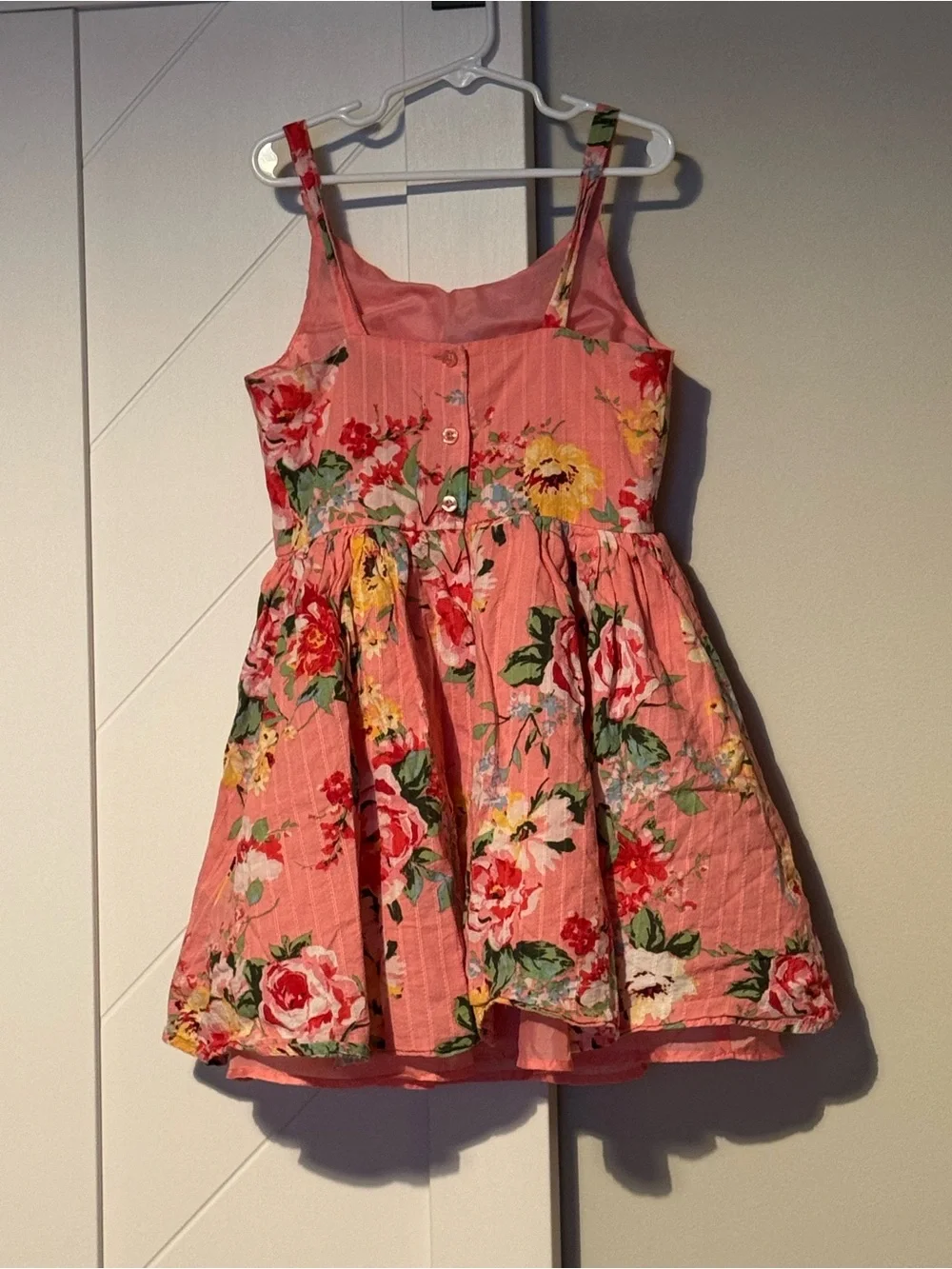 Lilt Girls Floral Pink Sundress Dress Size 8