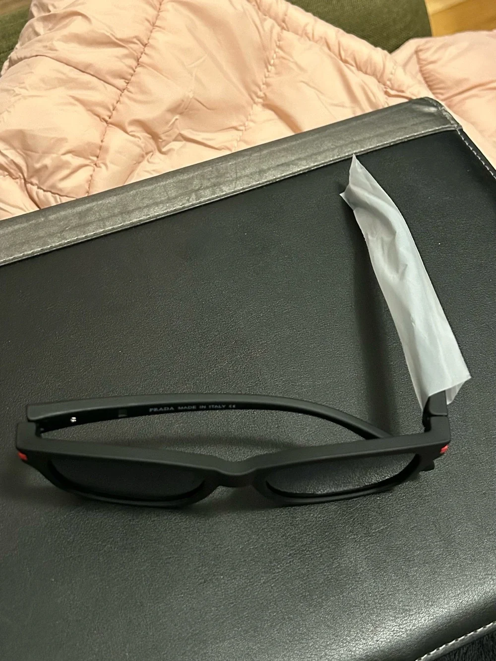 BRAND NEW PRADA LINEA ROSSA 5101 C1 SUNGLASSES - BLACK/RED - MADE IN ITALY