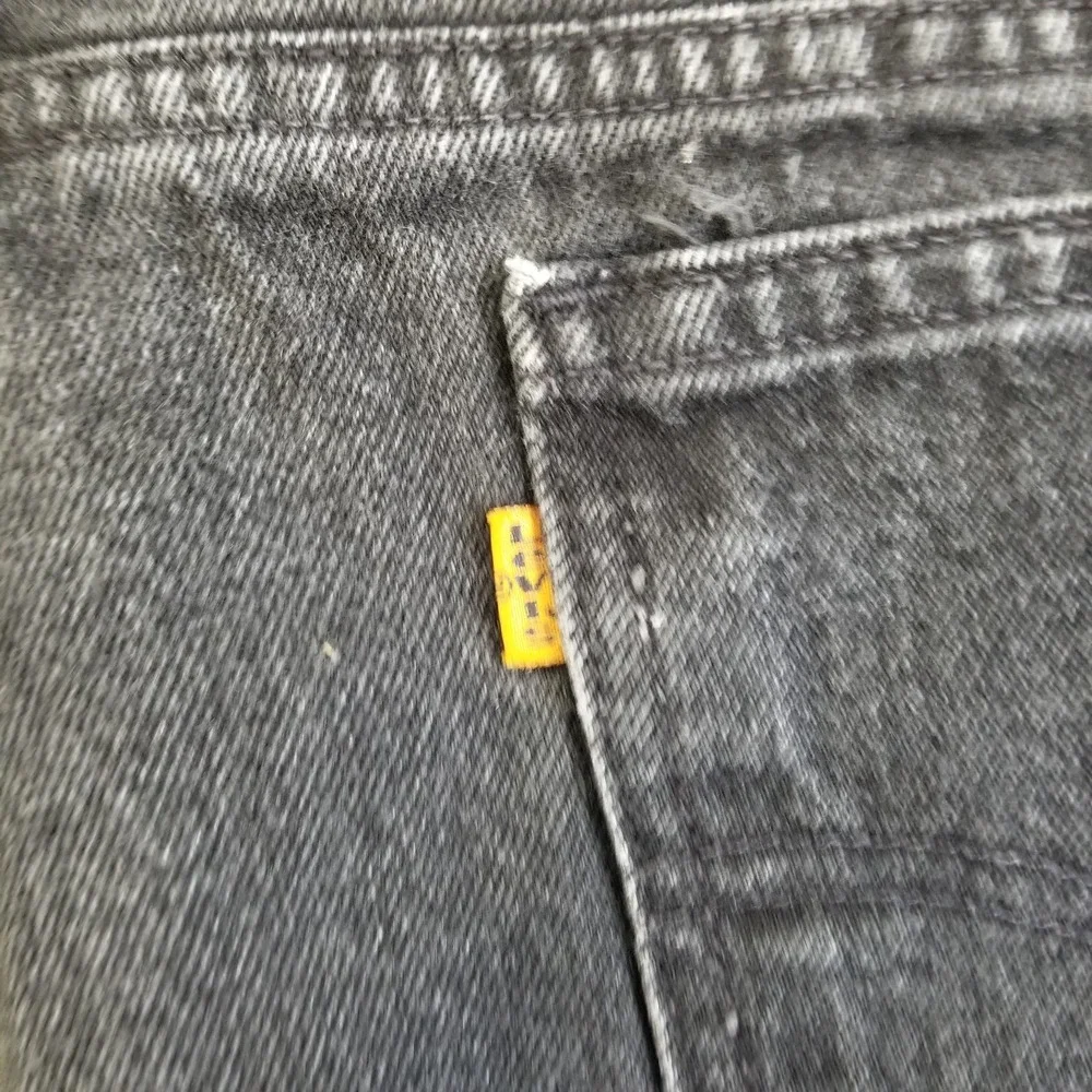 VTG Levi's 560 Jeans Mens 40x32 Fits‎ 37x30 Black Orange Tab Loose Fit Tapered