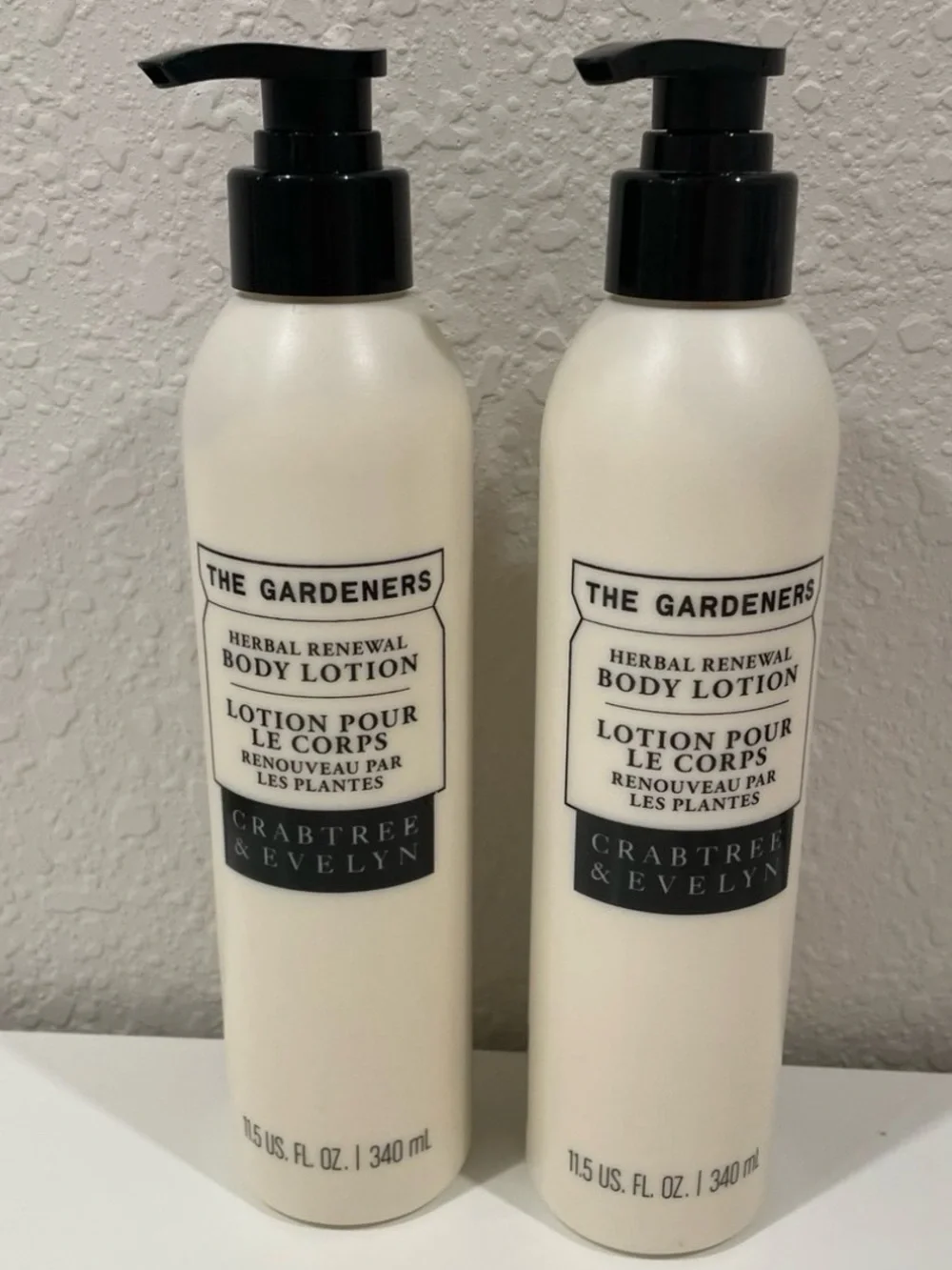 Crabtree & Evelyn The Gardeners Herbal Renewal Body Lotion - Set of 2