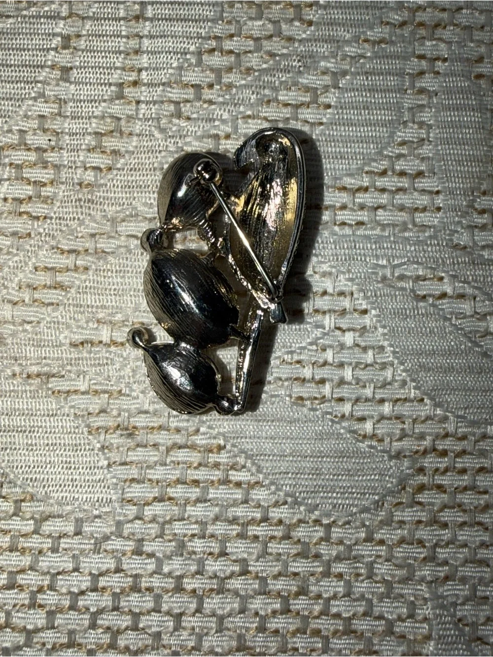 Vintage crystal parrot