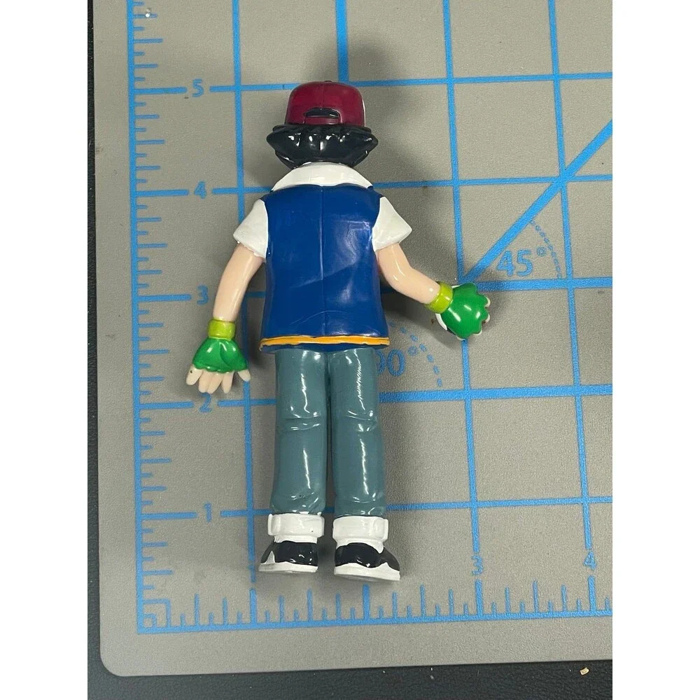 Pokemon TOMY Ash Ketchum Figure Figurine Vintage Original 151 Kanto Nintendo