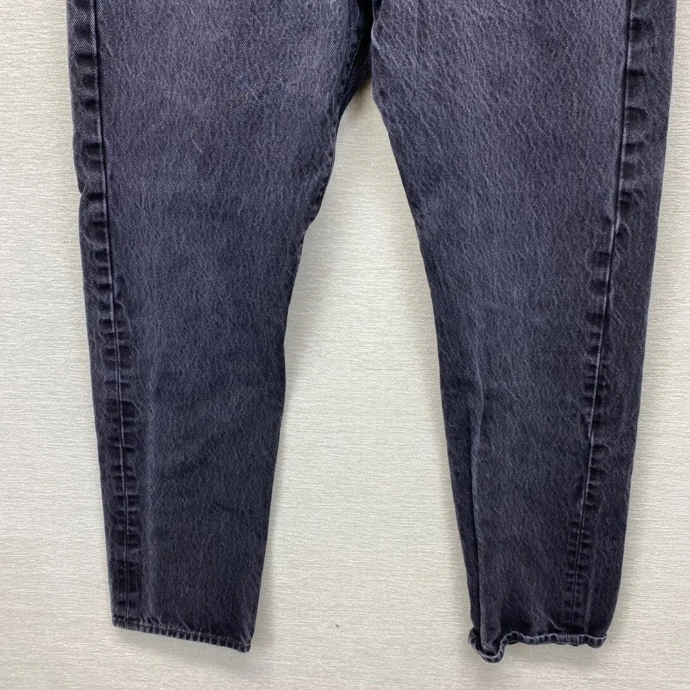 Levi's 501 Original Jeans Men 32x32 (32x30)  Black Straight Leg Button Fly Denim