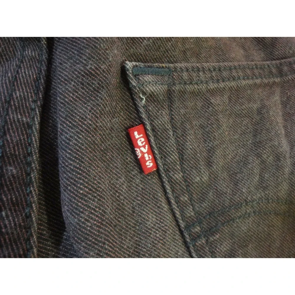 Vintage‎ men's Levis purple shade button fly 33W 30L faded denim jeans pants
